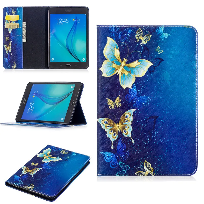 Чехол кошелек для планшета Samsung galaxy Tab A 8 T350 T351 T355 P350 силиконовый чехол из