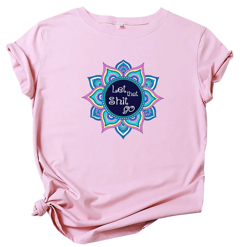 Женская хлопковая футболка модная повседневная из 100% хлопка с круглым вырезом и