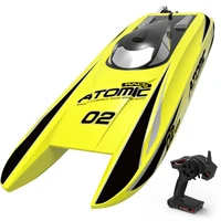 Rc Boat Brushless Motor Brushless Water-Cooled ESC High Waterproof System Low Battery Protection 50Km/h+ High Speed Racing Boat