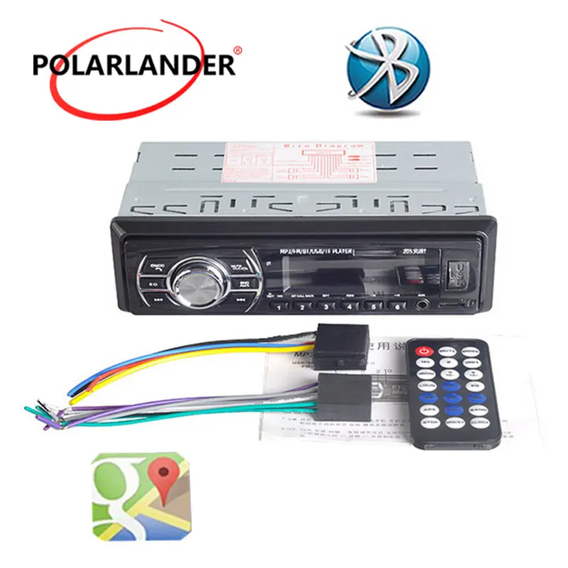 1 Din автомобильный стерео Bluetooth радиоприемник Автомобильный MP3 плеер FM Aux in t USB SD MMC