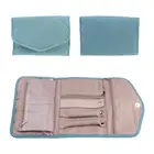 Складной чехол для украшений дорожный органайзер для бижутерии Roll для путешествий-кольца, ожерелья, браслеты, серьги