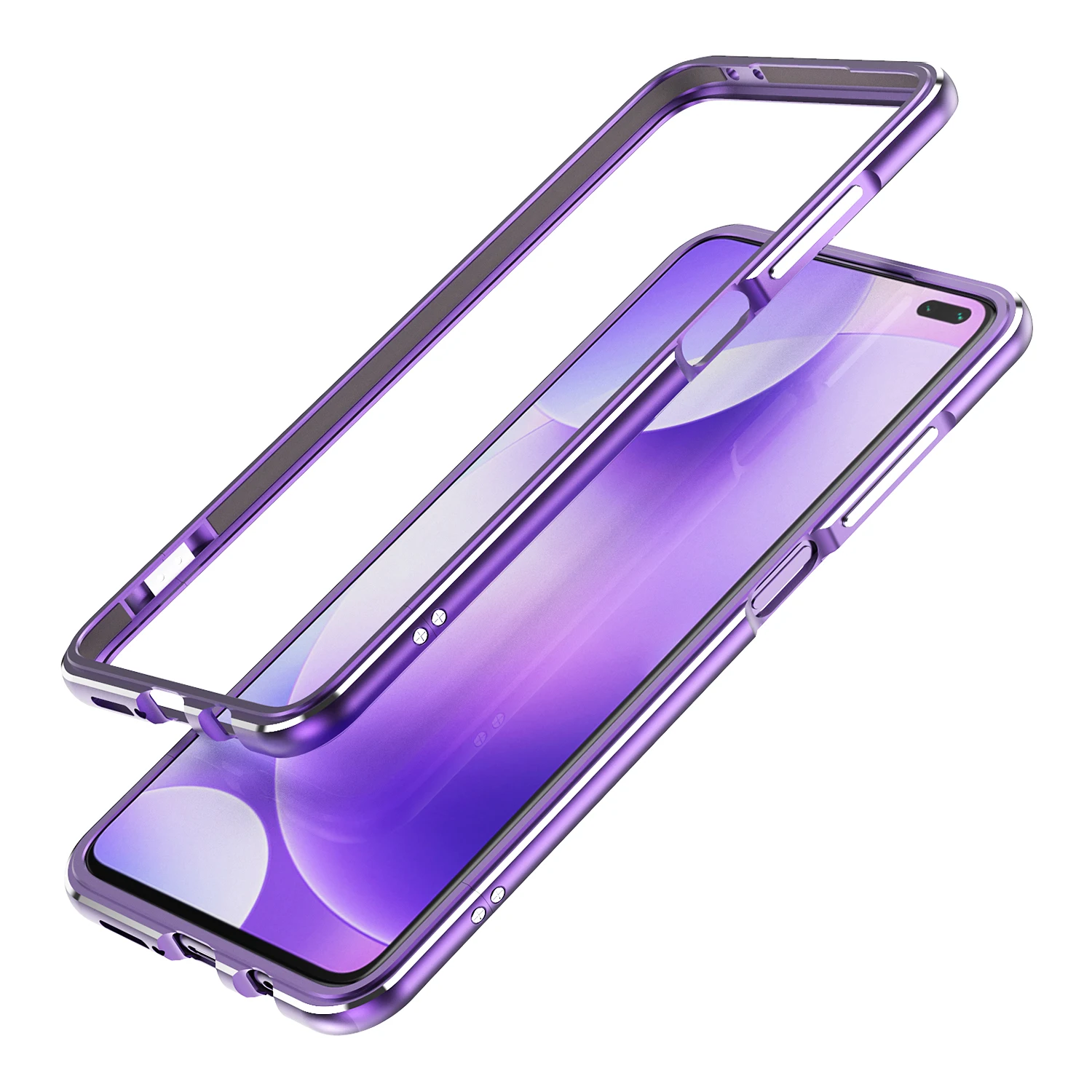 

For Xiaomi Redmi K30 Case Metal Bumper Aluminum Frame Phone Cover for Red mi K30 Shockproof Case