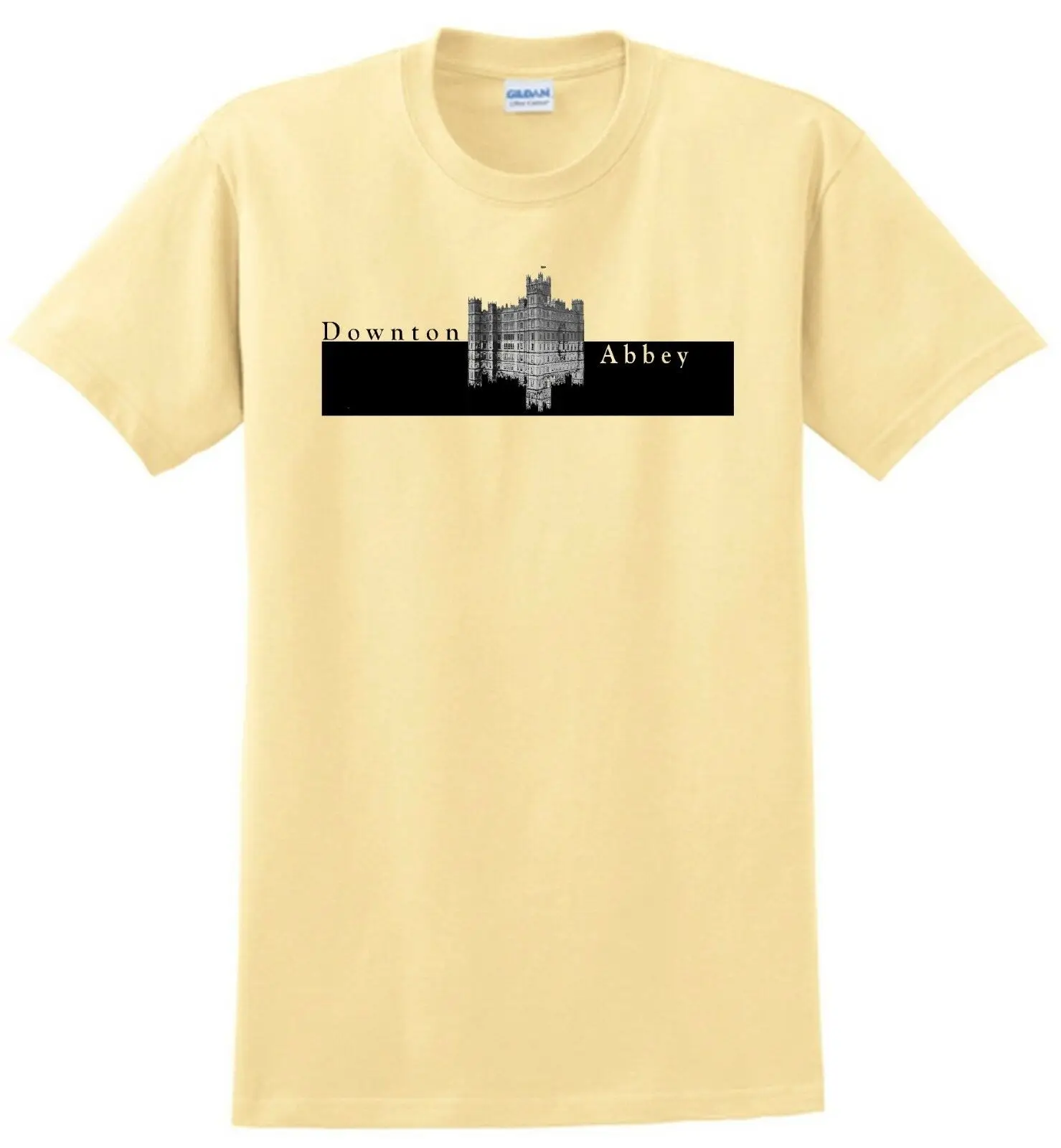 Футболка Downton Abbey. Пепельно-серый песочный белый. Размеры: маленький-3-х. 100% хлопок.