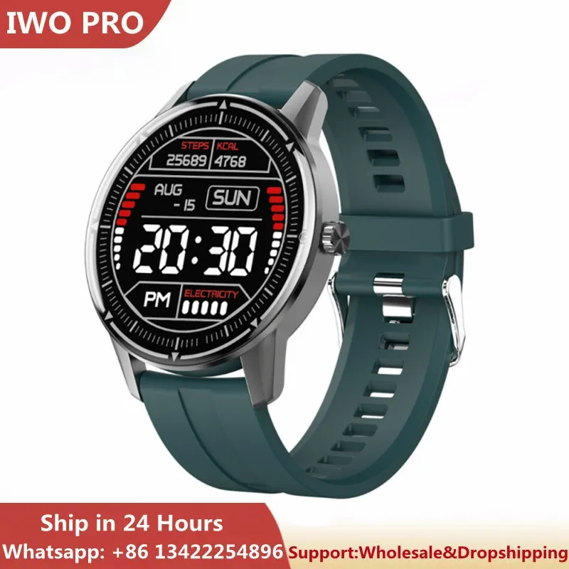 

New R8 Full Touch Screen Smartwatch Men's and Women's Multi-sports Mode Smartwatch IP68 Waterproof Watch for HUAWEI Xiaomi Watch