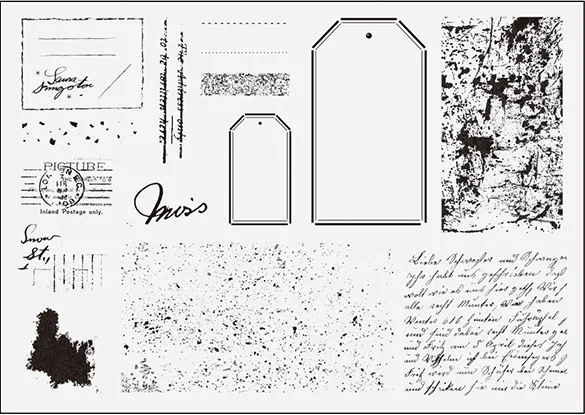 Прозрачный штамп этикетка фон Сделай Сам Скрапбукинг карточка альбом бумага