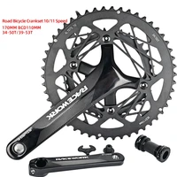 road bike chain wheel 101112 speed 110bcd hollow double sprocket 170mm 50 34t 53 39t bicycle crank sprocket with bb