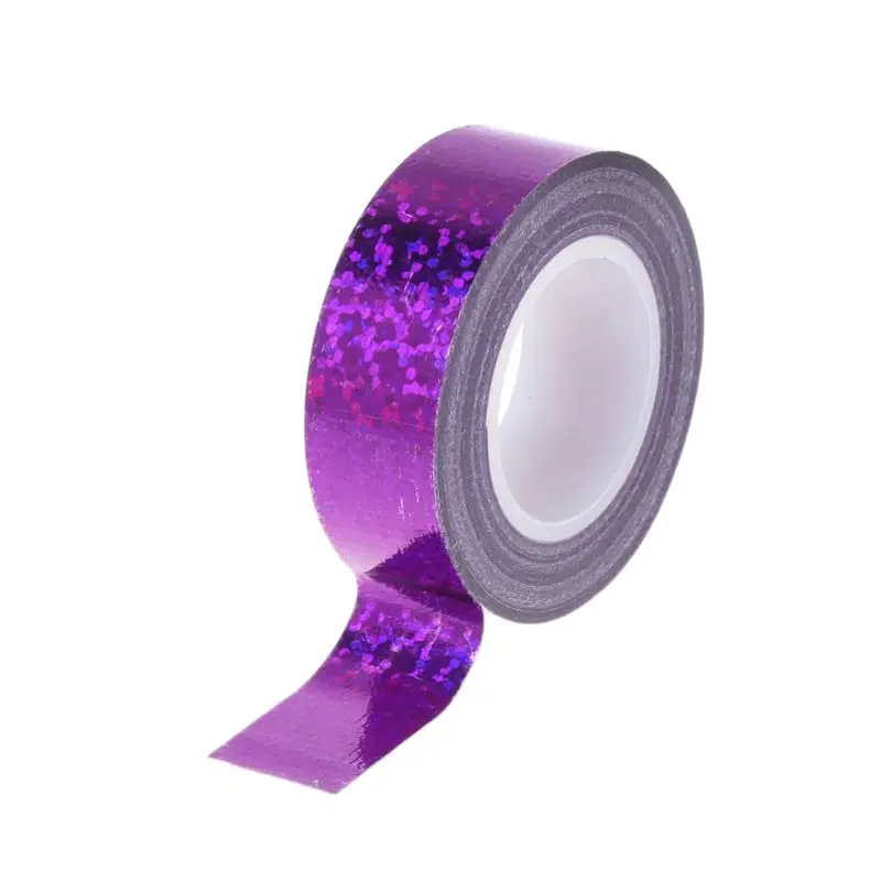 

Rhythmic Gymnastics Decoration Holographic Glitter Tape 1.5cm*5m Rhythmic Gymnastics Tape DIY Scrapbook Cute Sticker Kawaii
