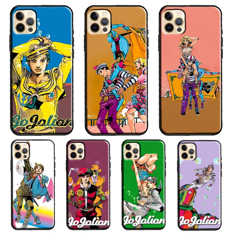 Чехол для телефона JoJolion с аниме «Невероятная манга Джоджо» для iPhone 11 Pro Max XS XR X 12 13 Mini SE 2020 6S 7 8 Plus 13 Pro Max, чехол