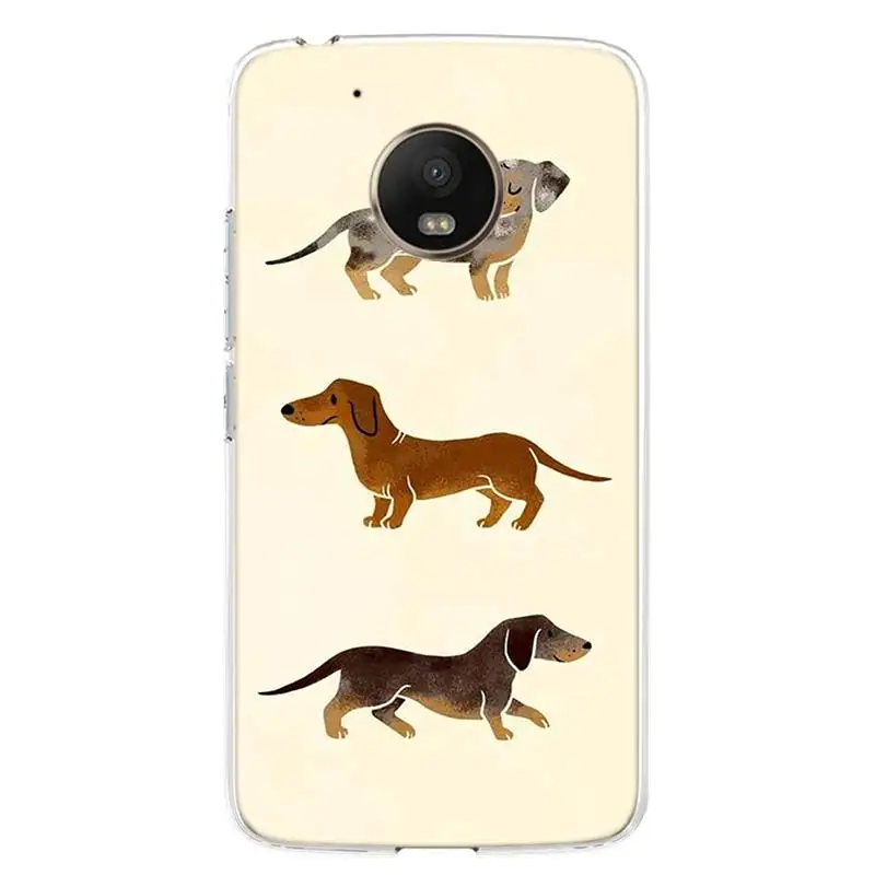 dachshund dog phone case for motorola g9 play g8 plus g30 g7 power capa moto one vision fusion g6 g5 e6 e5 cover shell free global shipping