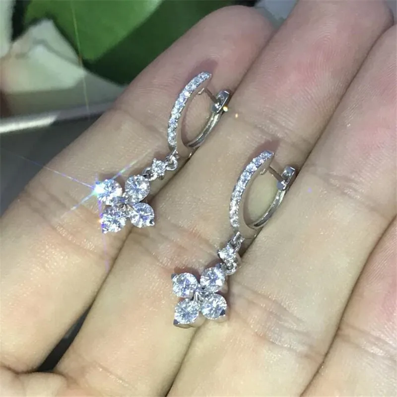 Женские свадебные серьги с подвесками Choucong корейское ювелирное изделие из