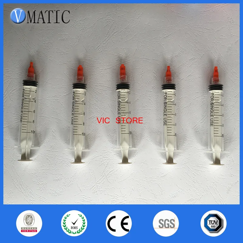 Бесплатная доставка нестерилизованный пластиковый шприц 10 мл/куб. См с красной