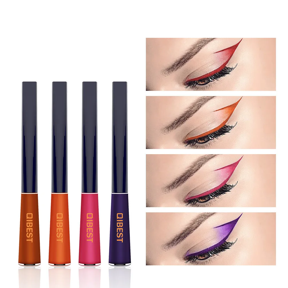 12 цветов Матовая жидкая подводка для глаз водостойкая стойкая легкая в нанесении