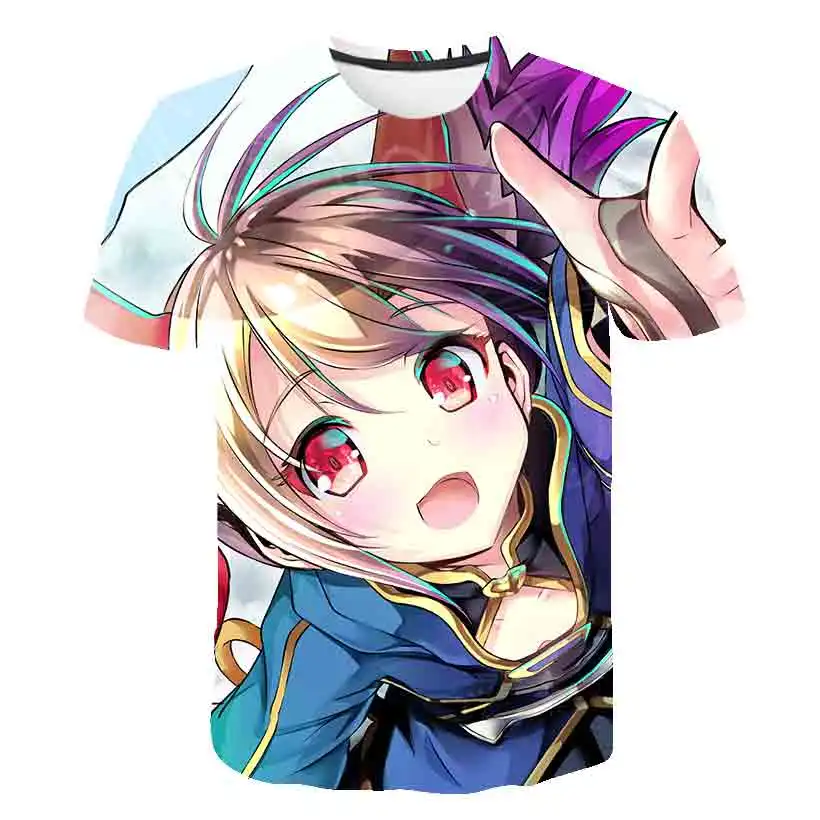 

Fashion New Kids T-shirt lovely 3D Printing Clothes Cartoon anime T-shirt Boy Girl Tops 2020 Summer Kids Clothing Short Sleeve