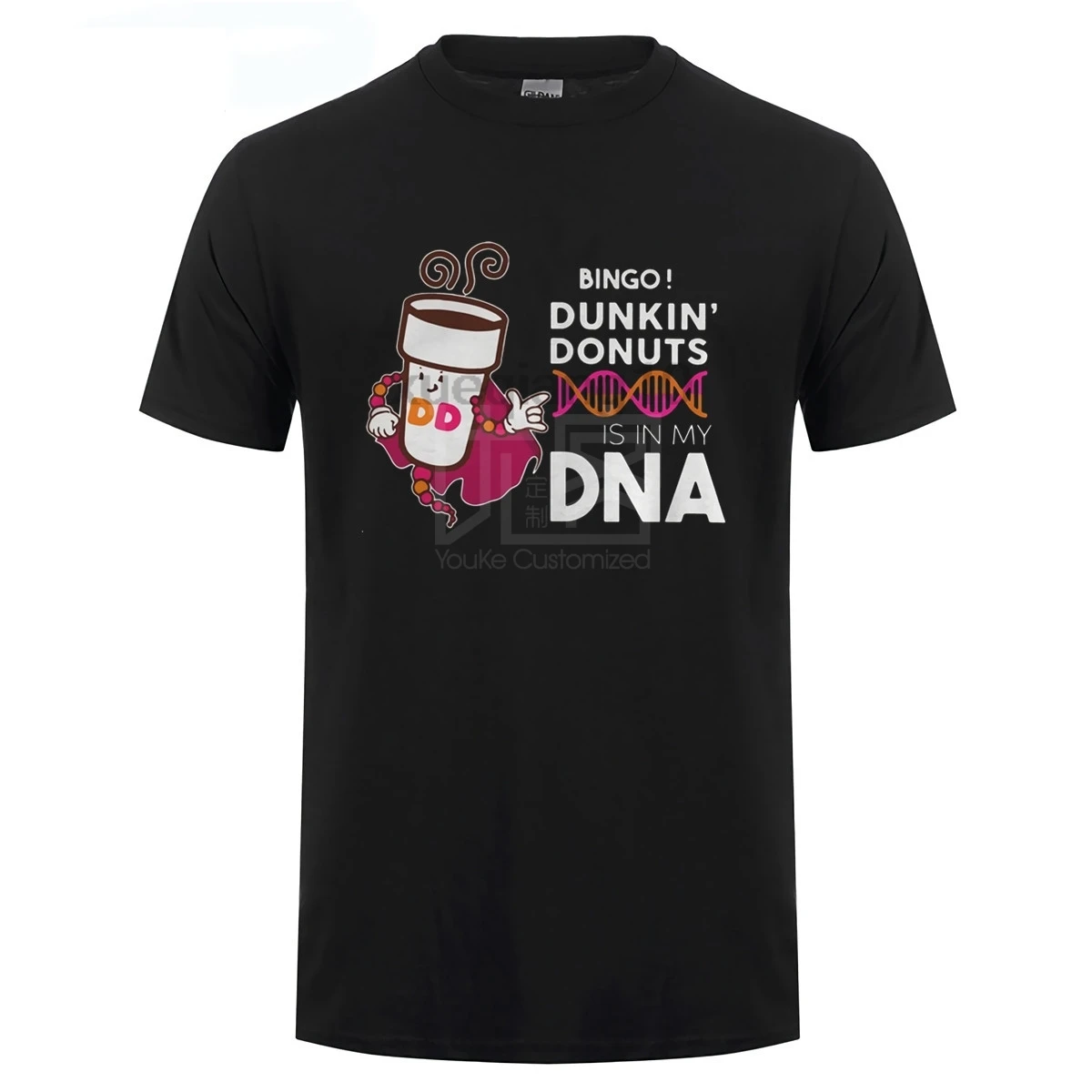 Bingo Dunkin Donuts is in My DNA футболка | Мужская одежда