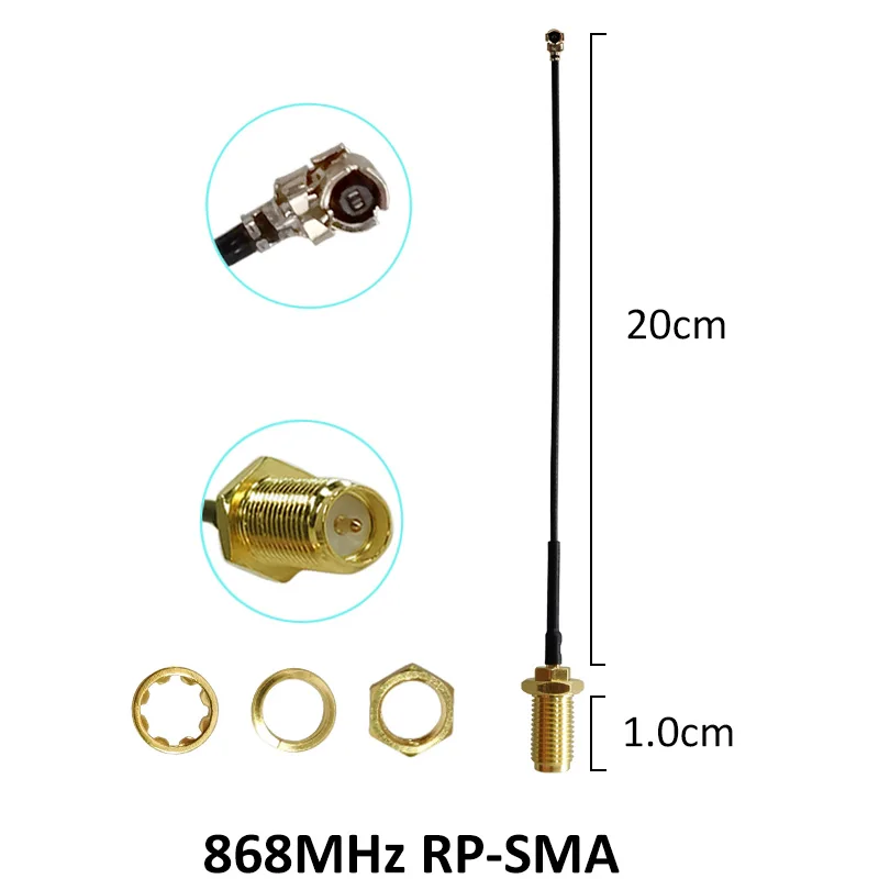 1 шт. 868 МГц 915 антенна 3dbi RP-SMA разъем GSM антенны открытый ретранслятор сигнала