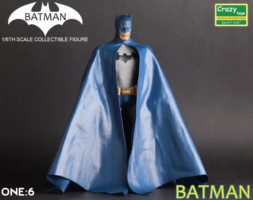 Сумасшедшие игрушки 1:6 Синий Бэтмен комиксы смелый и 30 см Коллекционная Фигурка