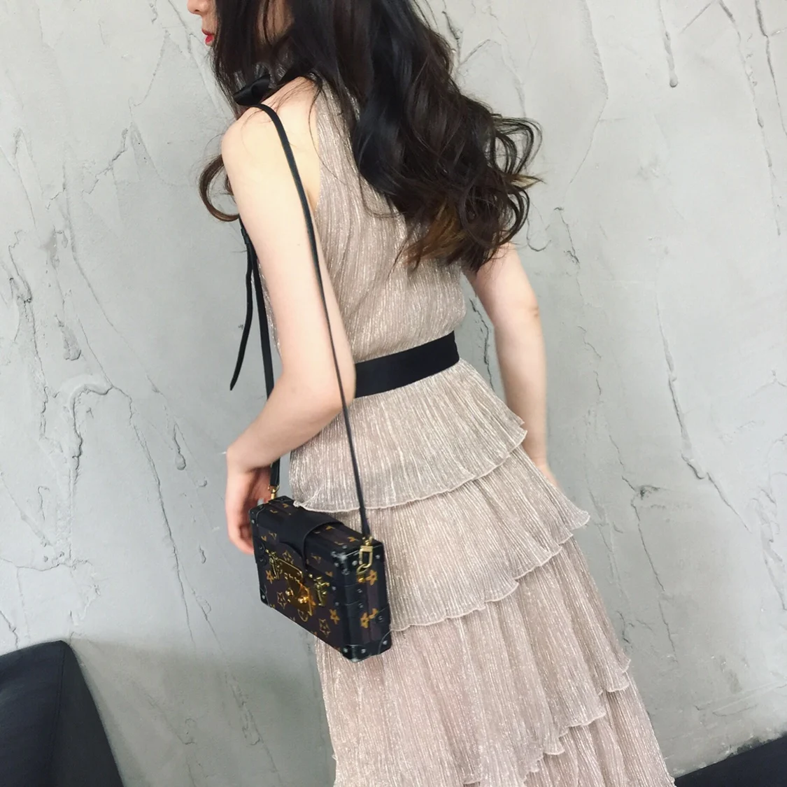 Женское элегантное платье без рукавов винтажные вечерние многослойные платья с