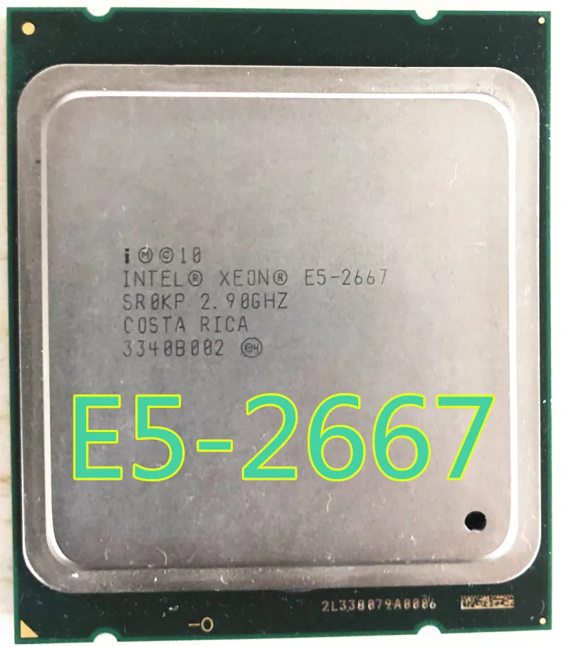 Процессор Intel Xeon E5 2667 2 9 ГГц 6 ядерный 15 Мб 8 ГТ/с Φ LGA2011 130 Вт серверный