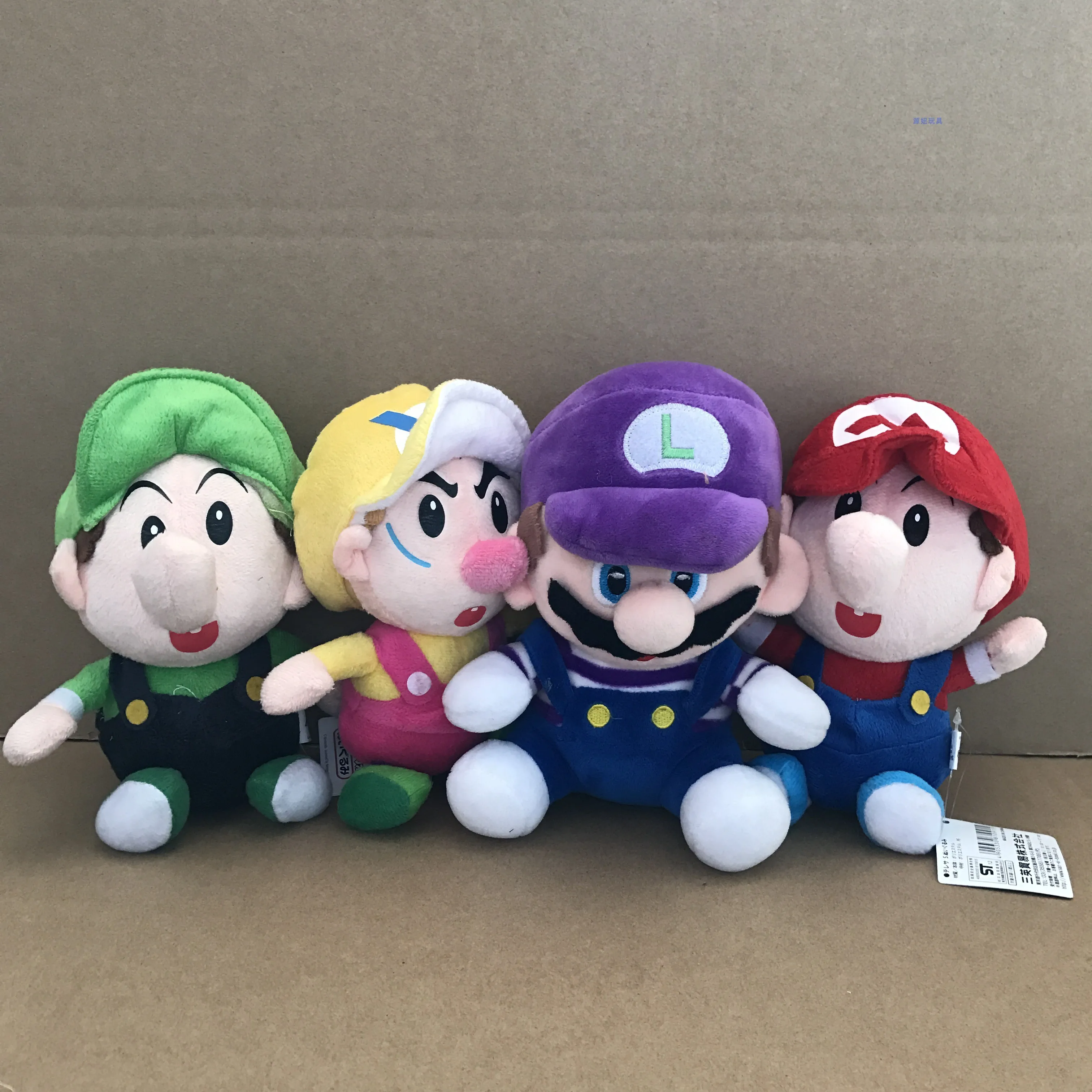 

New Cute Classical Game Super Mario Baby Luigi Wario Waluigi Plush 20CM Kids Stuffed Toys For Children