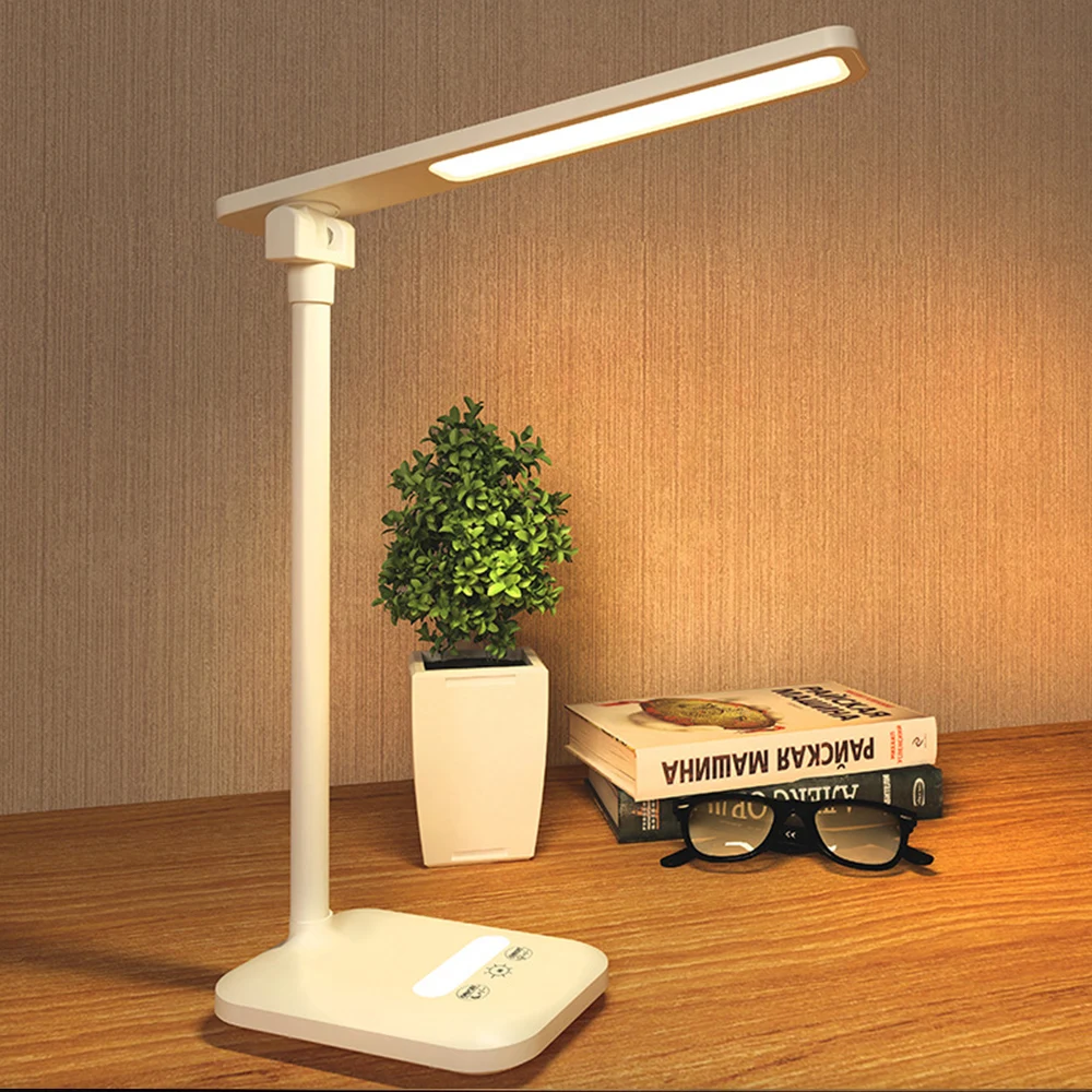 Светодиодный настольный светильник с регулируемой яркостью 3 режима USB