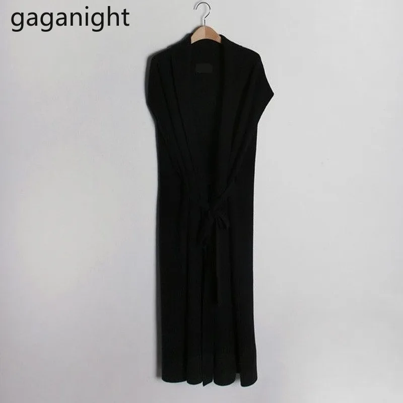 Gaganight Элегантный женский комплект из двух предметов белое платье Макси