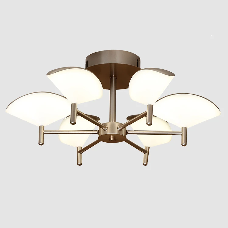 Люстра с поверхностным креплением 220 вольт популярная классическая золотистая