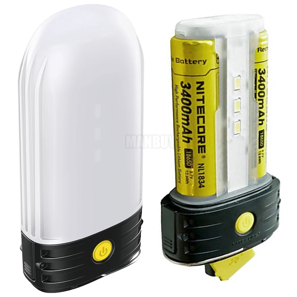 Лидер продаж внешний аккумулятор Nitecore 9xCRI LED 250 люмен LR50 с 2 перезаряжаемыми