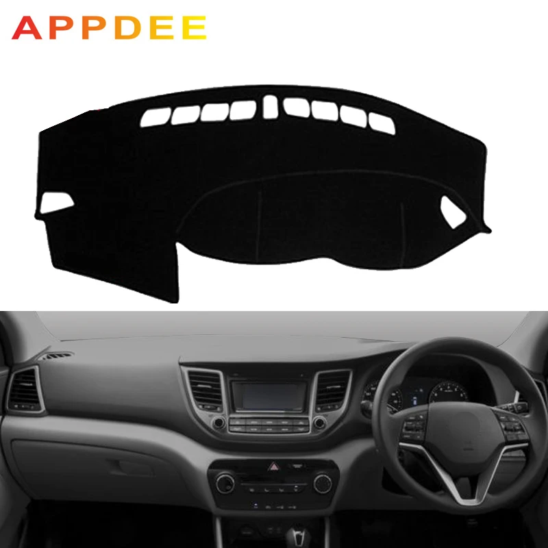 Чехол для приборной панели автомобиля APPDEE коврик Hyundai Tucson 3rd 2016 2017 2018 ковер