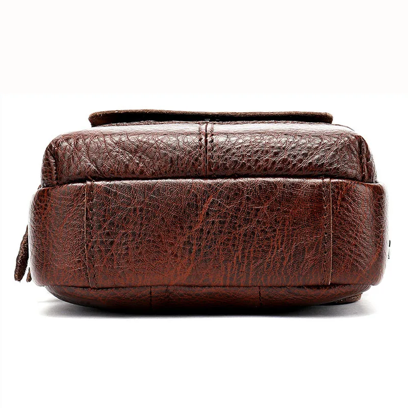 BOLEKE Casual Men Briefcase Cowhide Leather Business Bag Male Vintage Men's Messenger Small Shoulder Bags Crossbody For |
