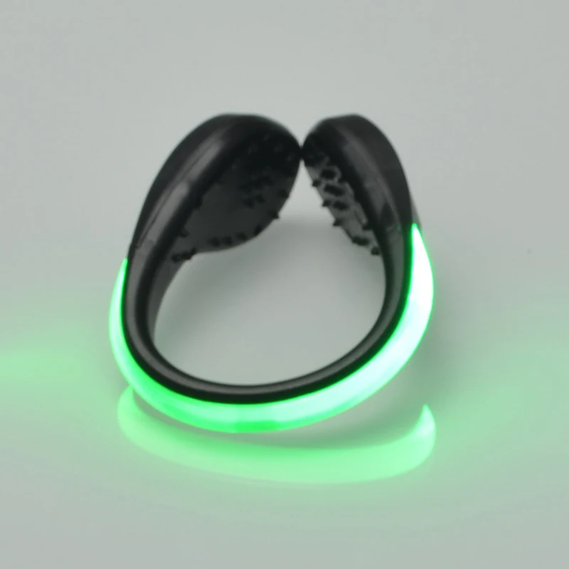Защищенный от непогоды светильник с зажимом для обуви RGB бега ходьбы велосипеда