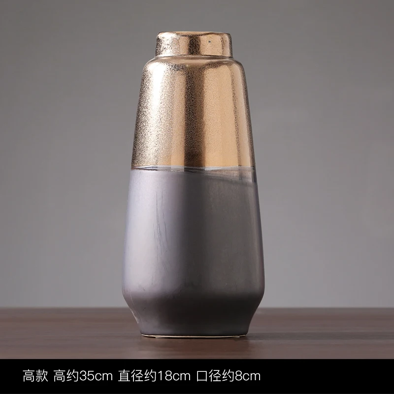 

Chinese Vintage Metal Vase Creative Plant Antique Home Decor Home Office Accessories Ornaments Jarrones Flower Vase EH50VA