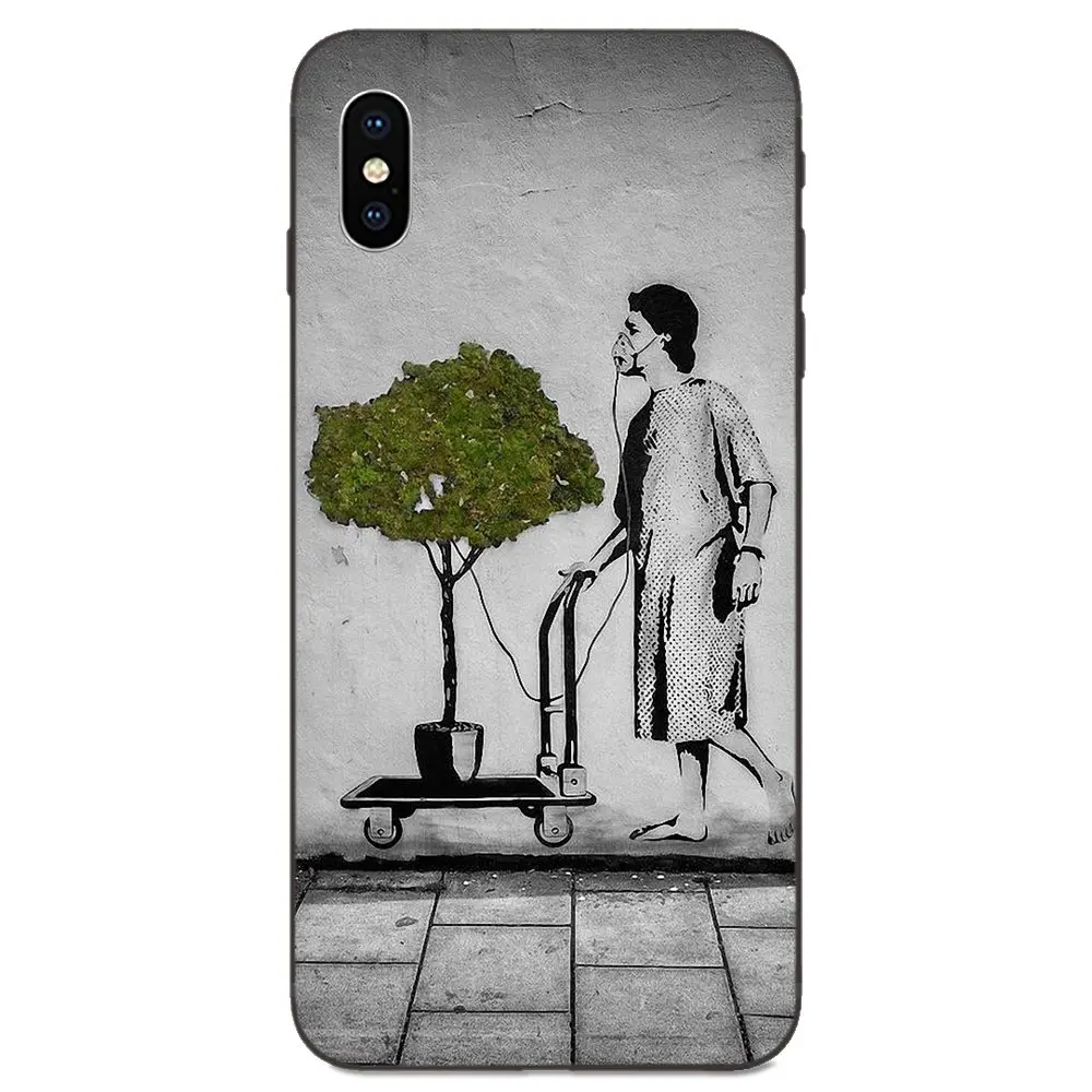 Soft Cases Capa Bansky For Xiaomi Redmi Note 3 3S 4 4A 4X 5 5A 6 6A 7 7A K20 Plus Pro S2 Y2 Y3 | Мобильные телефоны и