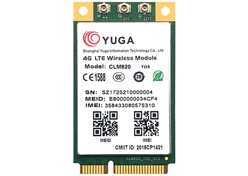 YUGA CLM920_TD5 CLM920 LTE mini Pcie для Европы 100% новый и оригинальный беспроводной модуль CLM920-TD5
