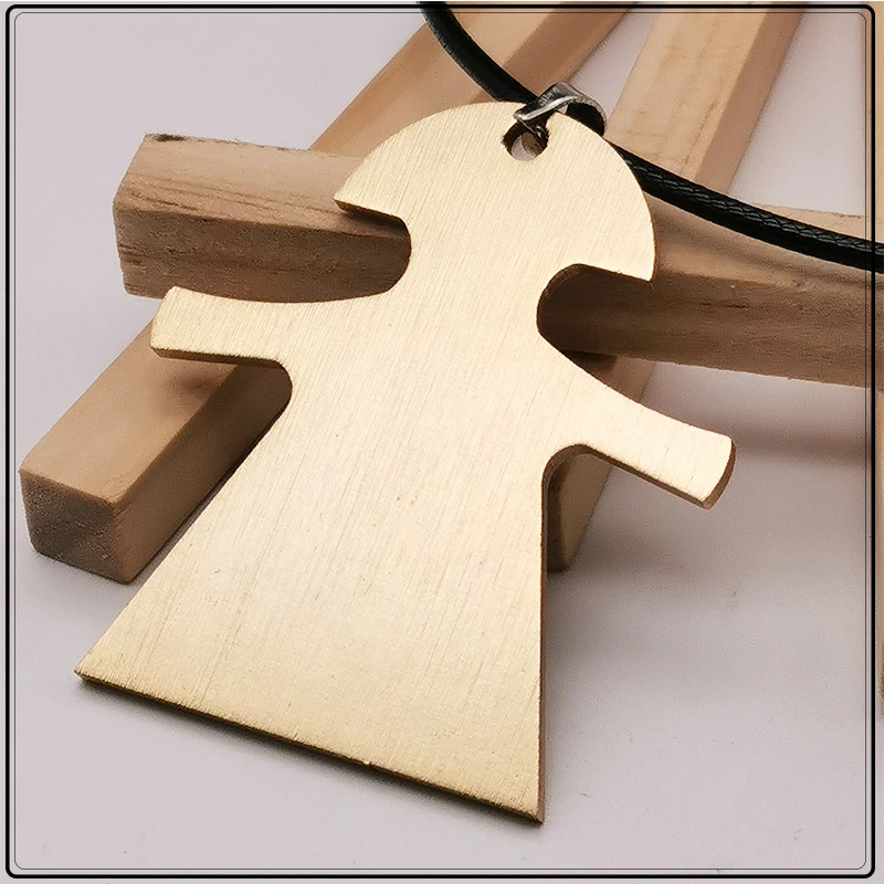 

New Fashion Golden Metal Necklace For Women Trendy Cute Stainless Steel Jewelry Vintage Kpop Punk Pendant Gothic Accessories