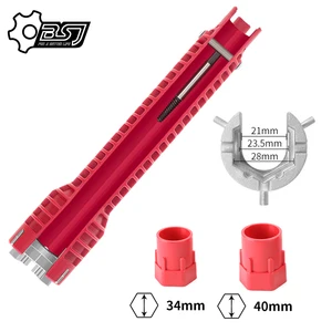 2021 new 8 in 1 flume wrench anti slip kitchen sink repair wrench bathroom faucet assembly plumbing installation wrench free global shipping