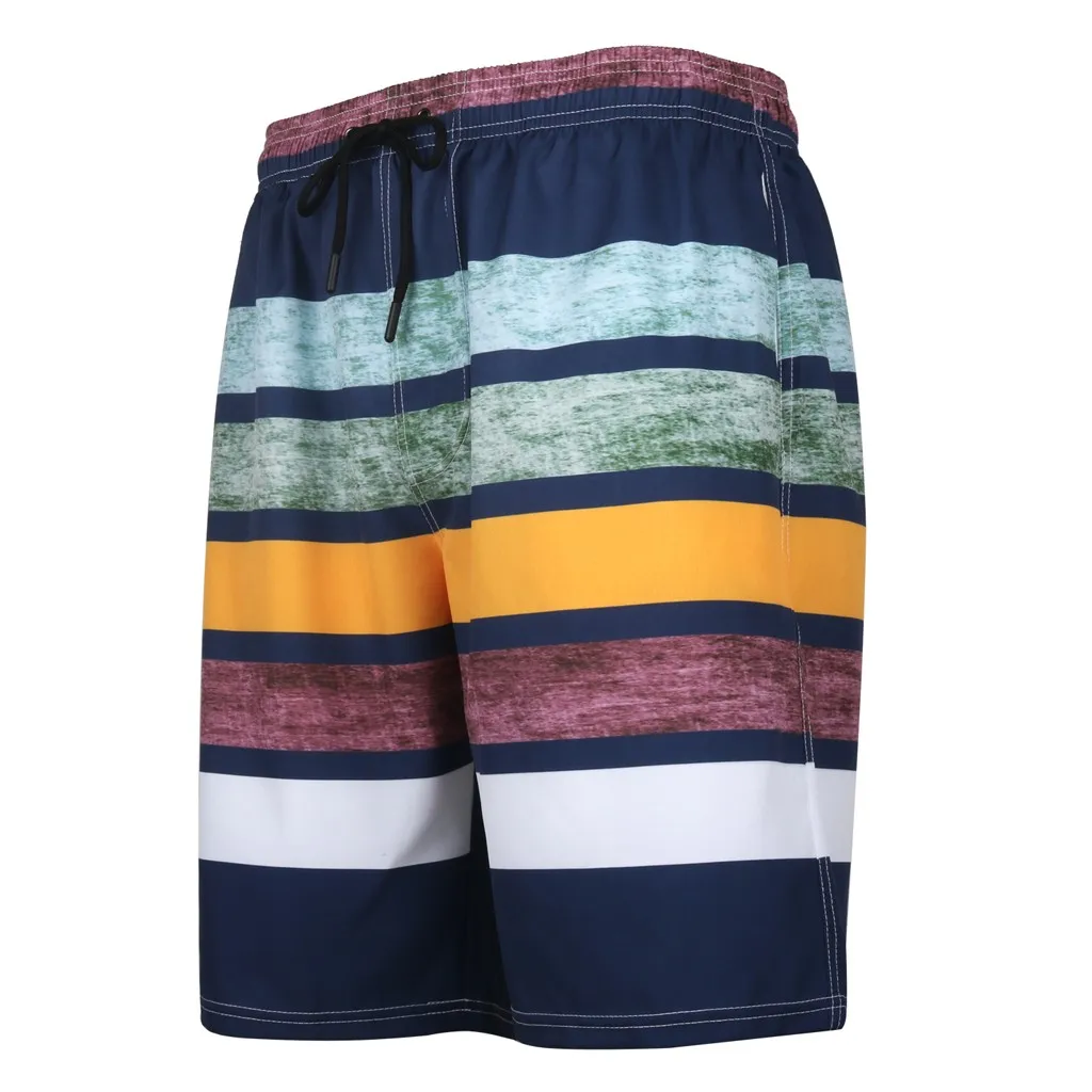 Новинка 2020 летние пляжные мужские шорты с принтом повседневные быстросохнущие