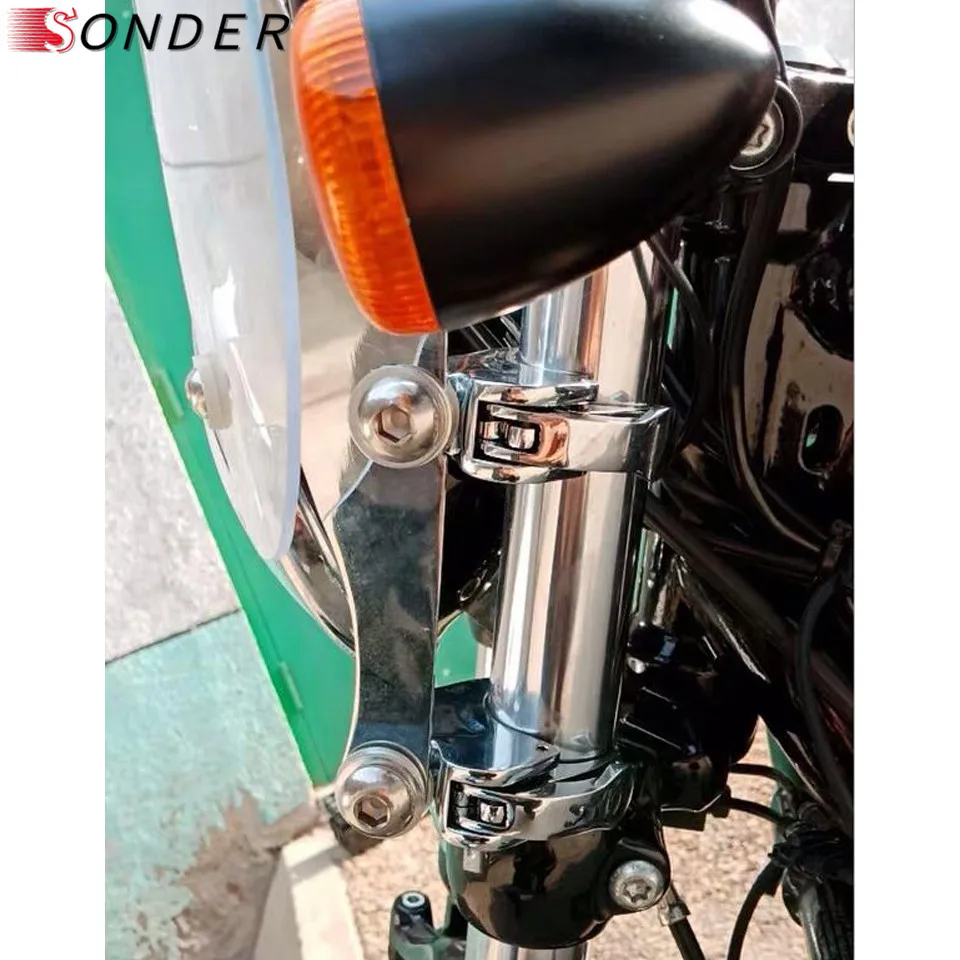 Лобовое стекло для мотоцикла Harley X48 XL883 XL 883 86-10 1200 1200N C R L 88-11 500 Street 750 72 Sportster windshiel -