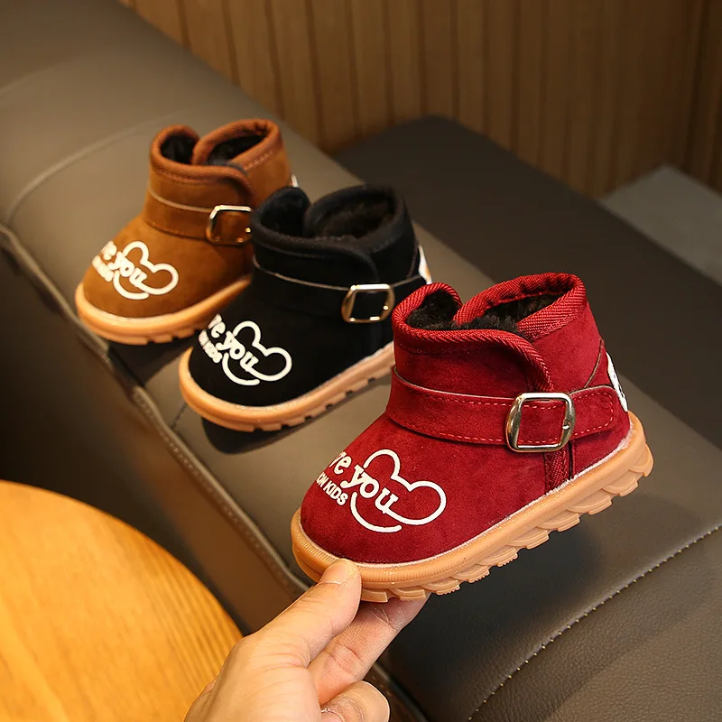 JUSTSL новая зимняя модная обувь для маленьких мальчиков и девочек детские сапоги