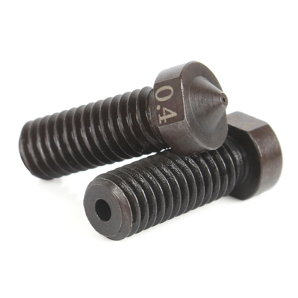 3DSWAY V6 Volcano Hardened Steel Mold Nozzles 0.4/1.75mm High Temperature PEEK Filament E3D Hotend J-head 3D Printer Parts | Компьютеры и