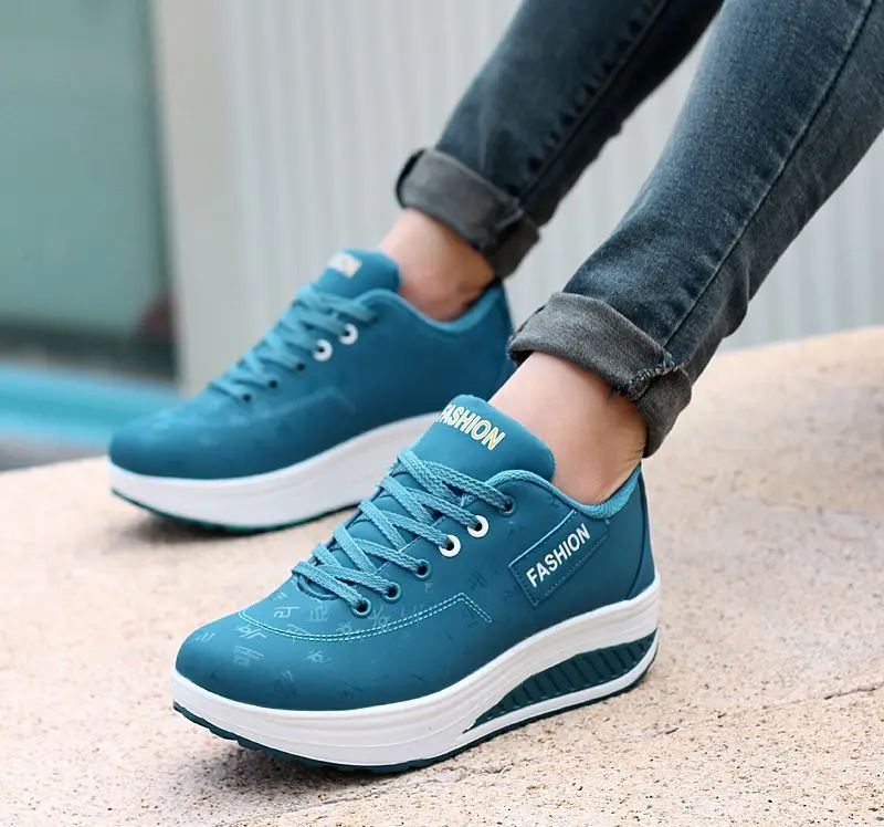 

Shoes for Women Platform Running Sneakers Thick Bottom Wedges Sneakers