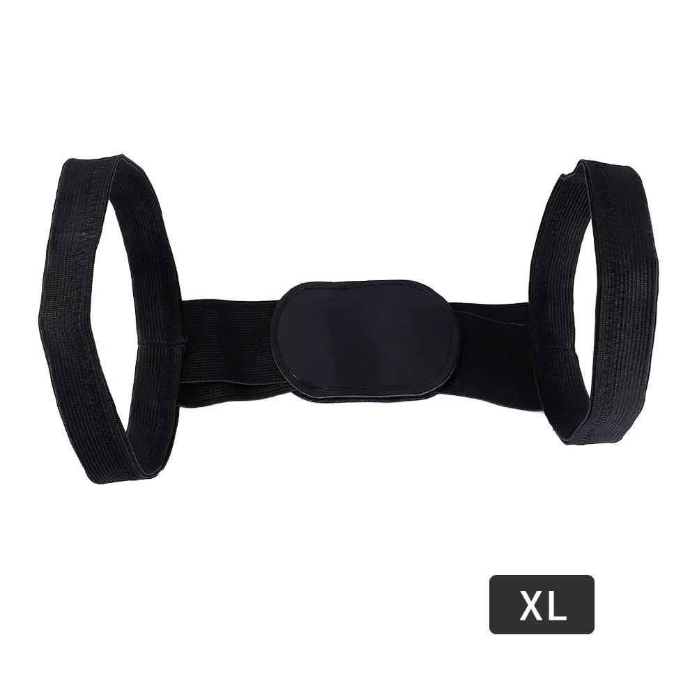 black XL Регулируемый размер задняя плечевая осанка корректор поддержка пояса выпрямление осанки ортопедический корсет красоты - Цвет: black XL