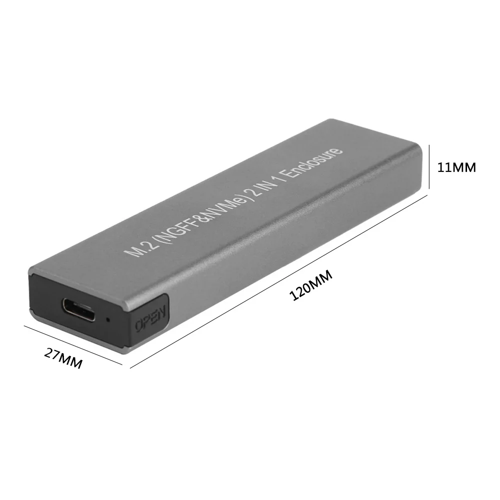 USB Type C M.2 SSD NVME PCIE NGFF SATA M/B