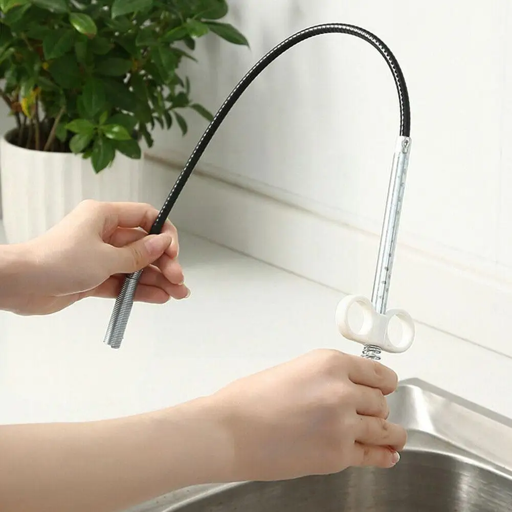 

Sewer Pipe Unblocker Snake Spring Pipe Dredging Tool Tool Size Accessories 3 Kitchen Cleaning Bathroom Kitchen Sewer K0K1