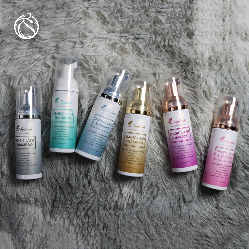 Шампунь для ресниц очищающее средство шампунь снятия макияжа с пена наращивания
