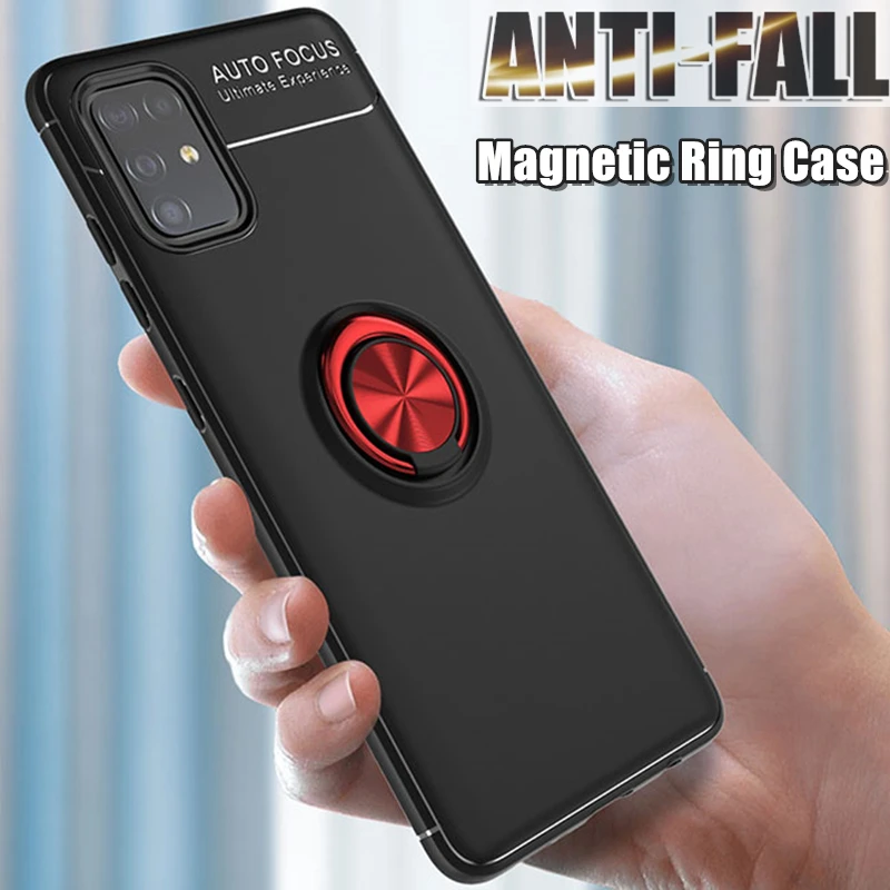 Чехол-держатель с кольцом для Xiaomi Poco X3 F2 Pro X2 мягкий чехол Redmi 9C NFC 9A 8A Note 9 8T 9S K30 Ultra Mi