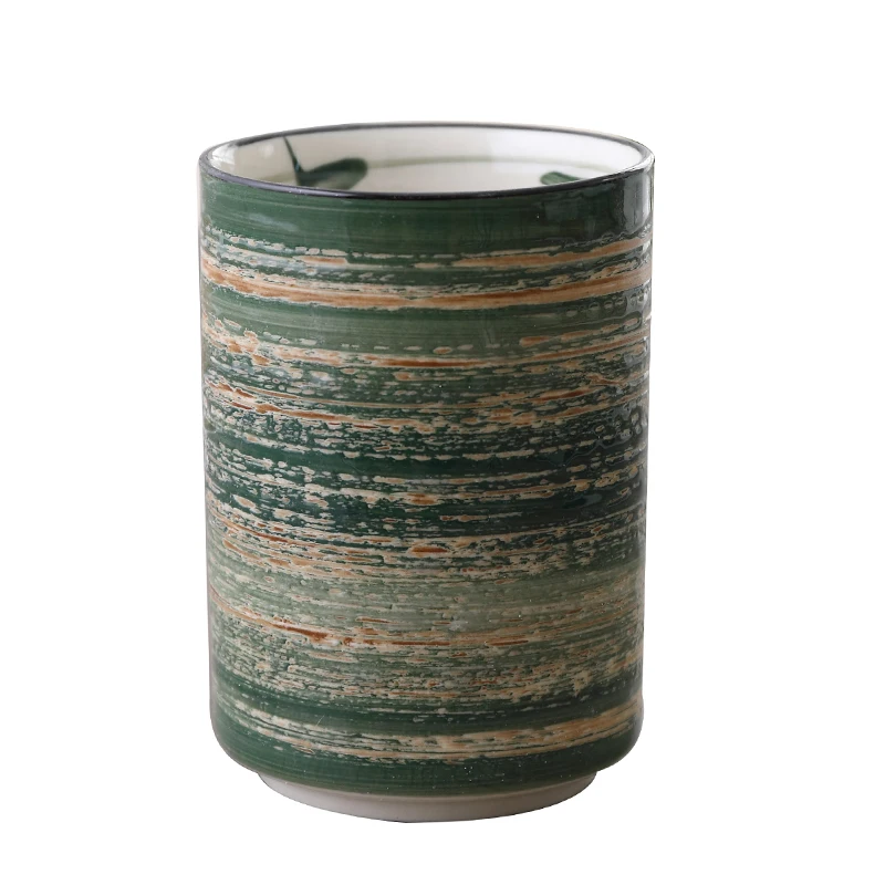 150 мл японская кухня фарфоровая чайная чашка синяя глазурованная Master