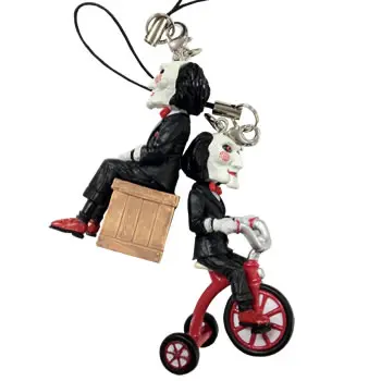 Классический Saw Billy On Bike Box Lions Gate террор фильм телефон сумка брелок фигурка модель