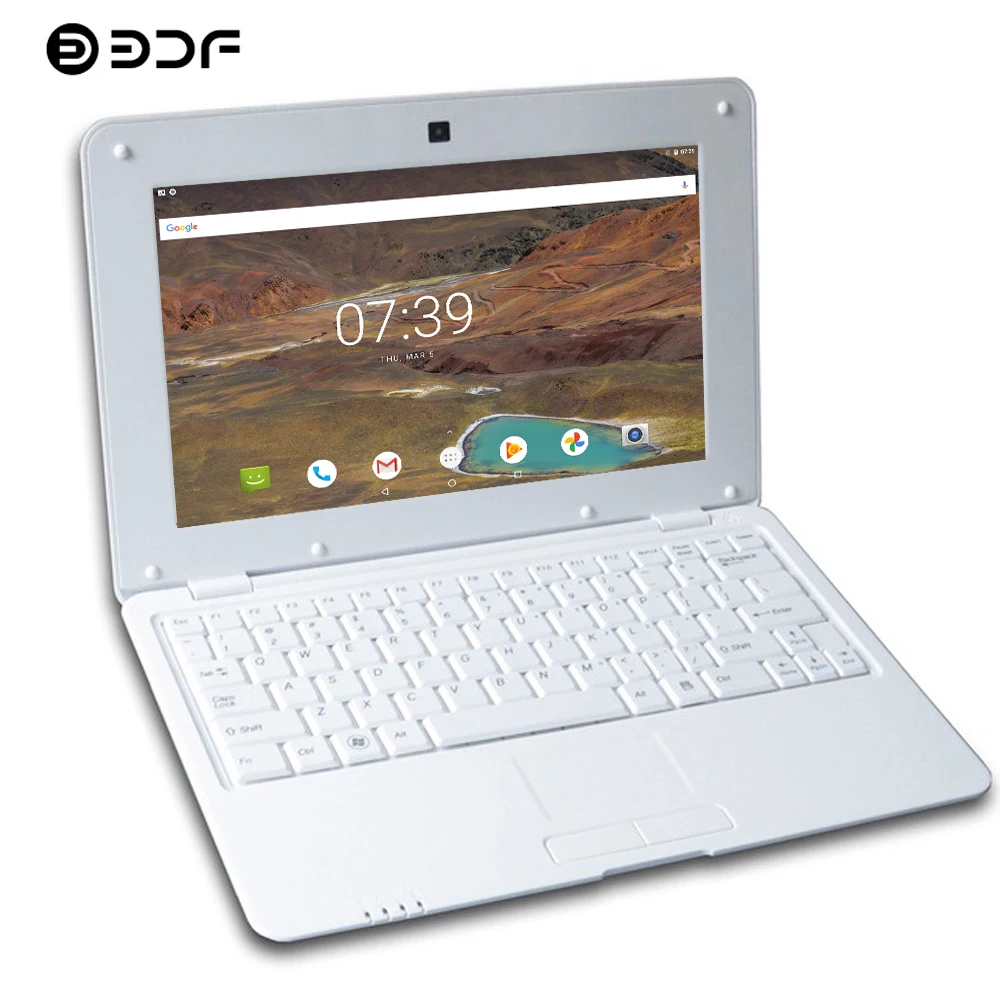 BDF 2021 New Tablet 10.1 Inch Notebook Android Laptop Quad Core Mini Netbook WiFi Bluetooth RJ45 Android 6.0 Tablet Tablets Pc