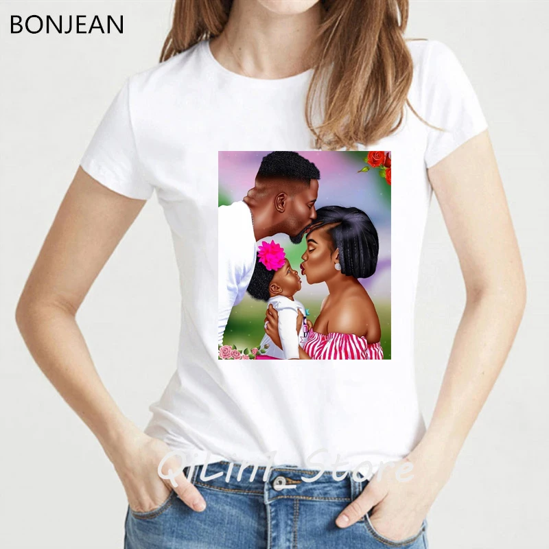 Меланин поппин рубашка супер футболка &quotМама&quot camiseta mujer Мама Жизнь Печать