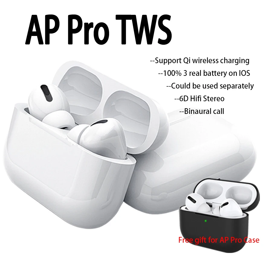 AP Pro TWS беспроводные наушники 1:1 Реплика Air 3 Pro всплывающие Наушники Управление беспроводной зарядкой не i200 i1000 i9000 i10000 TWS